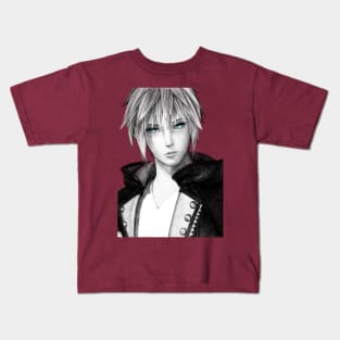 Riku - KH3 - Pencil Kids T-Shirt